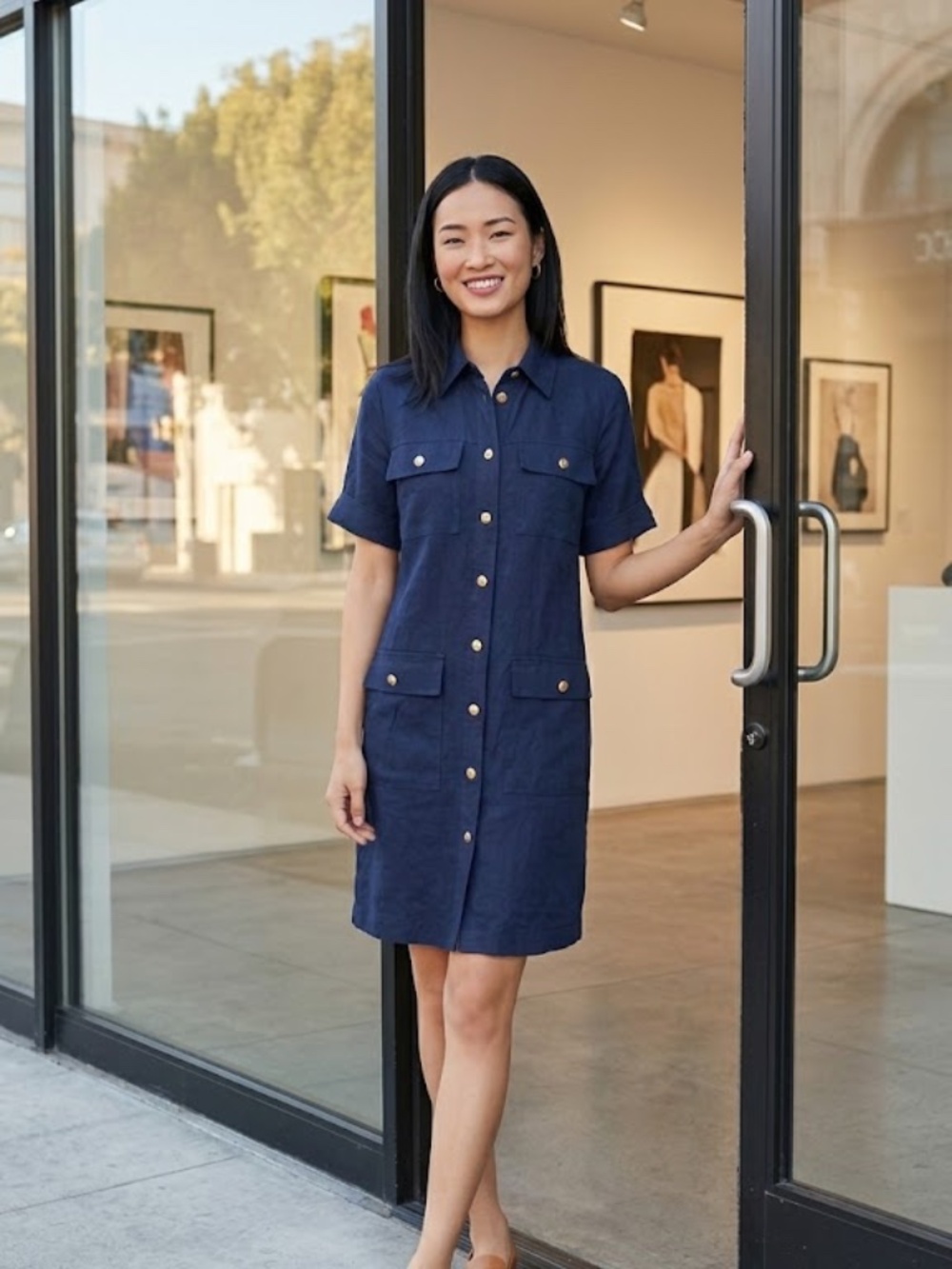 NEW JCREW dress blue size 8 NWT